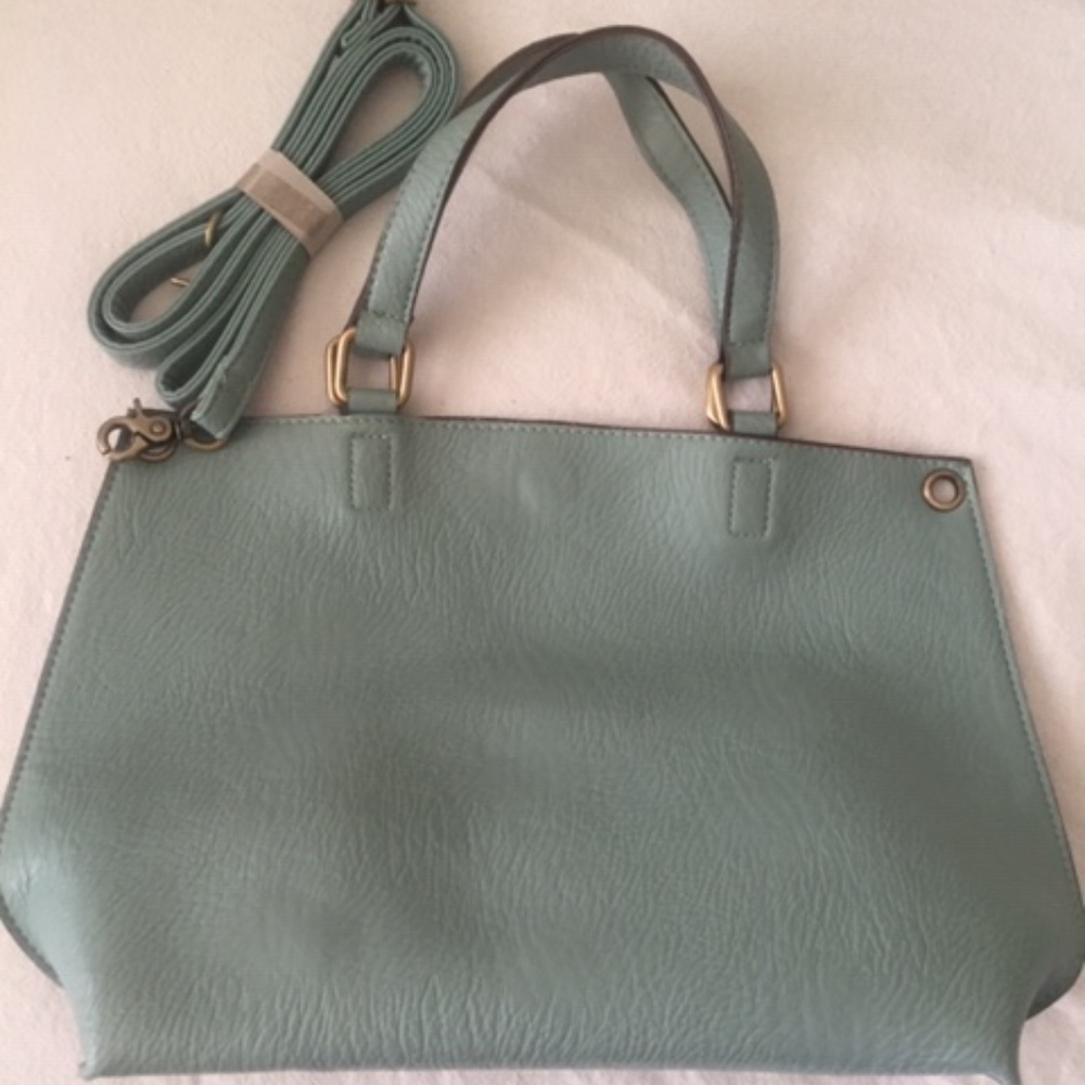 Vegan Light Green Satchel